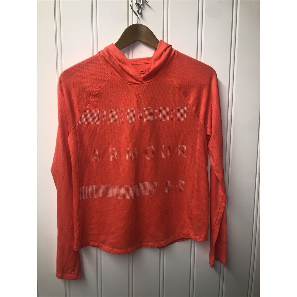 Under‎ Armour Women Orange Active T-Shirt XS